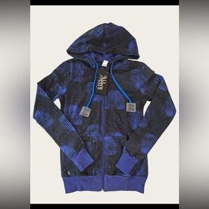 NWT Abbey Dawn Black and Blue Skater hoodie!!